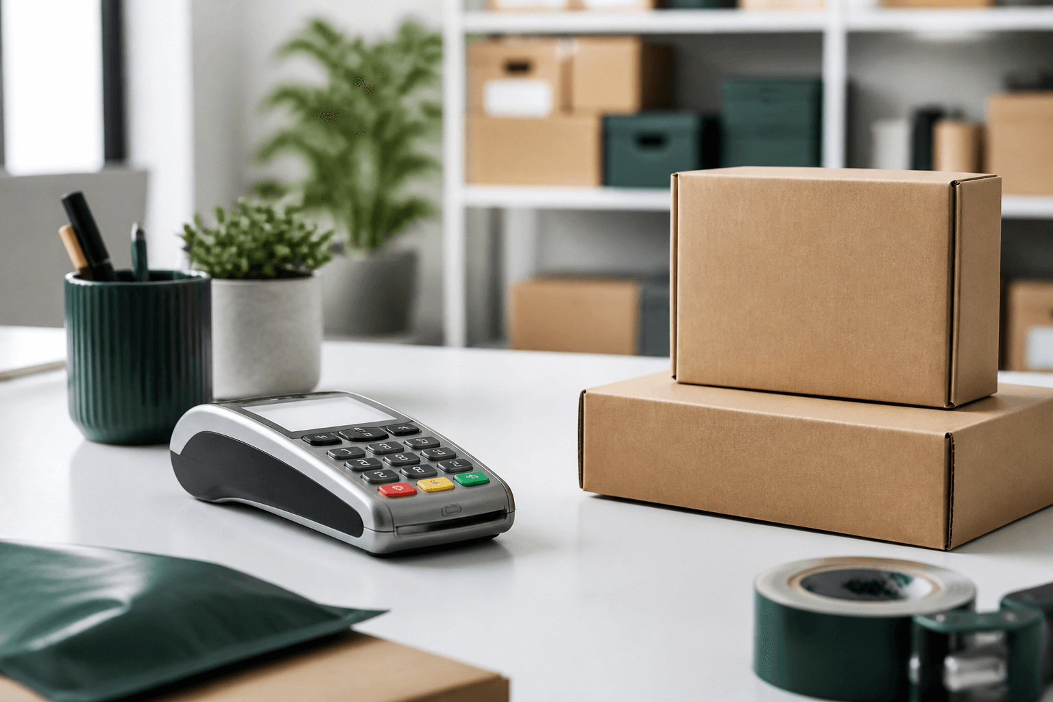 Checkout and order operations on a store dashboard